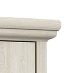 Bureau d'angle en L Lennox avec huche et armoires de rangement de Bush Furniture