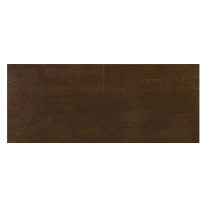 Table à manger moderne de 241 cm avec piètement en tréteaux en U