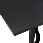Table à manger moderne de 241 cm avec piètement en tréteaux en U