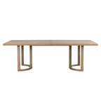 Table à manger moderne de 241 cm avec piètement en tréteaux en U
