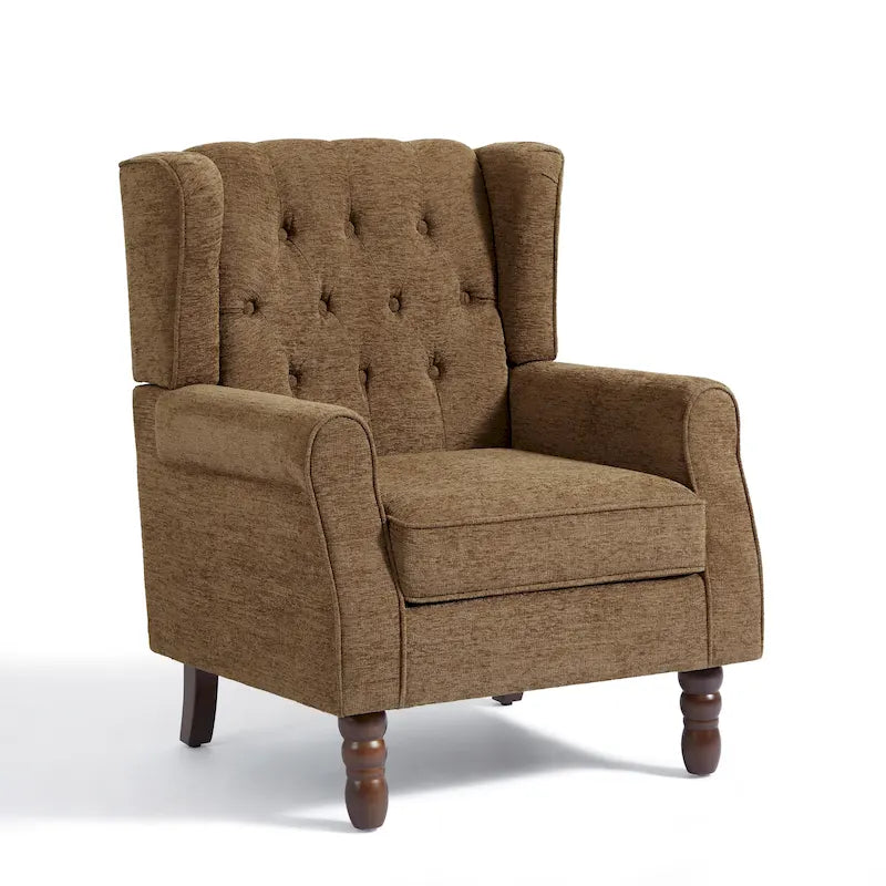 Fauteuil d'appoint capitonné à oreilles - 38H