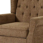 Fauteuil d'appoint capitonné à oreilles - 38H