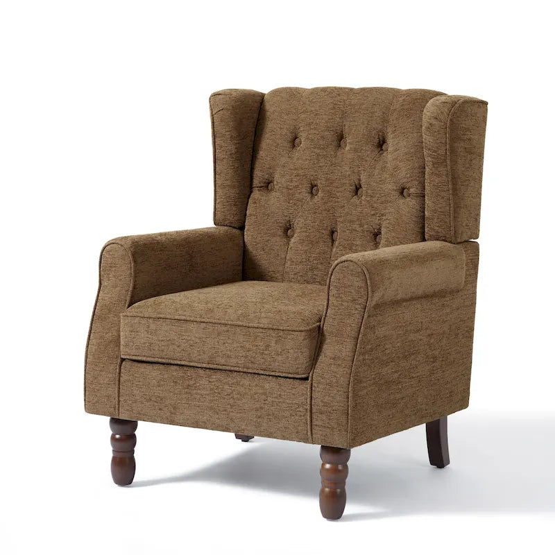 Fauteuil d'appoint capitonné à oreilles - 38H