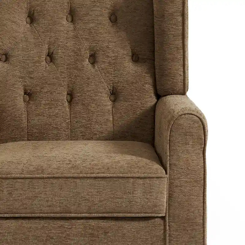 Fauteuil d'appoint capitonné à oreilles - 38H
