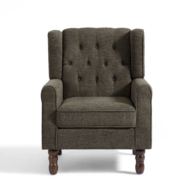 Fauteuil d'appoint capitonné à oreilles - 38H