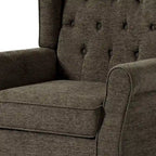 Fauteuil d'appoint capitonné à oreilles - 38H