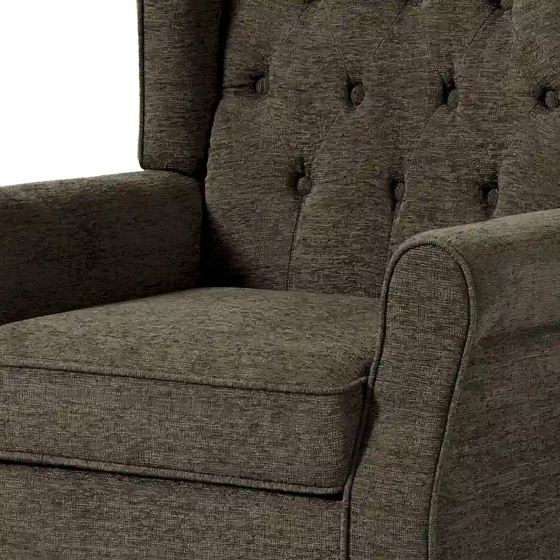 Fauteuil d'appoint capitonné à oreilles - 38H