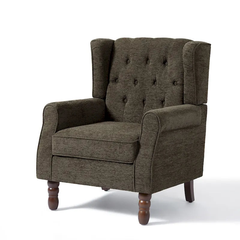 Fauteuil d'appoint capitonné à oreilles - 38H