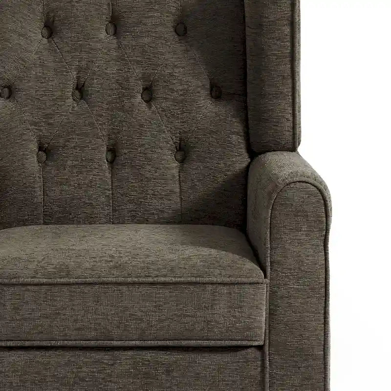 Fauteuil d'appoint capitonné à oreilles - 38H
