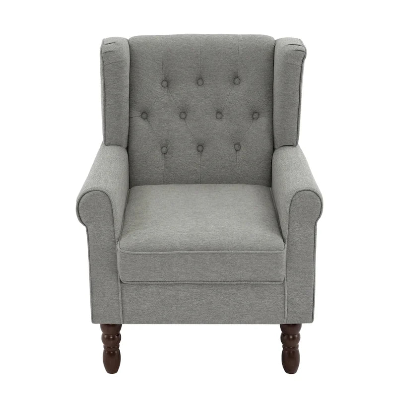 Fauteuil d'appoint capitonné à oreilles - 38H