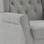 Fauteuil d'appoint capitonné à oreilles - 38H