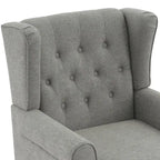 Fauteuil d'appoint capitonné à oreilles - 38H