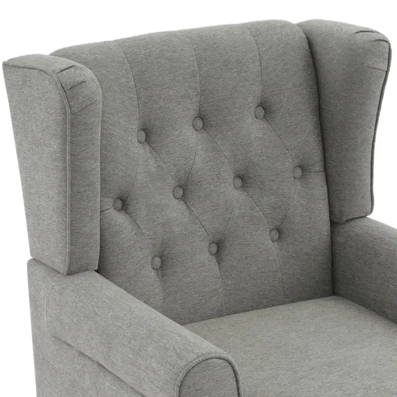 Fauteuil d'appoint capitonné à oreilles - 38H