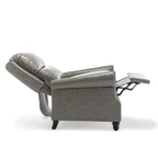 Fauteuil inclinable à dossier rembourré clouté, lot de 2
