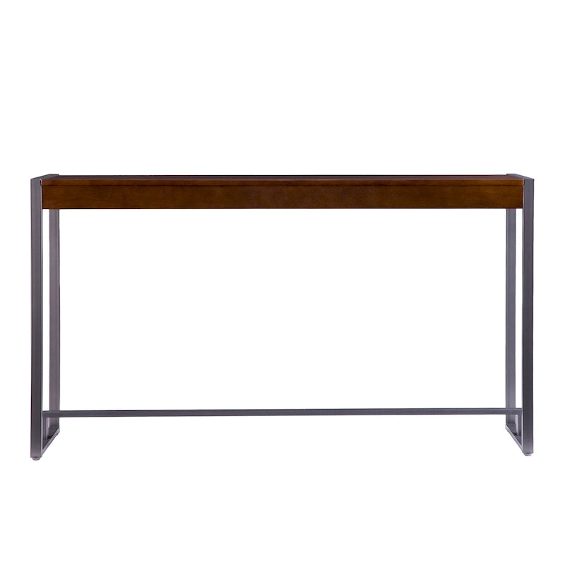 Console étroite de style industriel moderne