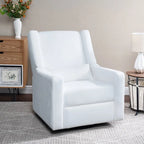 Fauteuil inclinable de luxe motorisé avec fonction pivotante et planeur, fauteuil inclinable de salon rembourré avec support lombaire