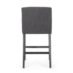 Tabourets de bar de 30,5 pouces en tissu et hévéa (lot de 2)