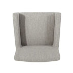 Tabourets de bar de 30,5 pouces en tissu et hévéa (lot de 2)