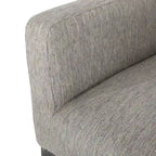 Tabourets de bar de 30,5 pouces en tissu et hévéa (lot de 2)