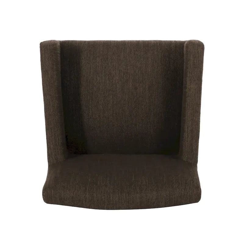 Tabourets de bar de 30,5 pouces en tissu et hévéa (lot de 2)