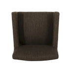 Tabourets de bar de 30,5 pouces en tissu et hévéa (lot de 2)