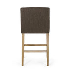 Tabourets de bar de 30,5 pouces en tissu et hévéa (lot de 2)