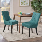 Chaises de salle à manger contemporaines capitonnées (Lot de 2) - 21.50 L x 25.00 l x 36.00 H