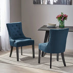 Chaises de salle à manger contemporaines capitonnées (Lot de 2) - 21.50 L x 25.00 l x 36.00 H