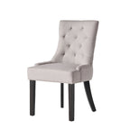 Chaises de salle à manger contemporaines capitonnées (Lot de 2) - 21.50 L x 25.00 l x 36.00 H
