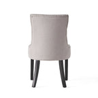 Chaises de salle à manger contemporaines capitonnées (Lot de 2) - 21.50 L x 25.00 l x 36.00 H