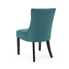 Chaises de salle à manger contemporaines capitonnées (Lot de 2) - 21.50 L x 25.00 l x 36.00 H