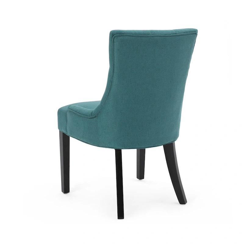 Chaises de salle à manger contemporaines capitonnées (Lot de 2) - 21.50 L x 25.00 l x 36.00 H