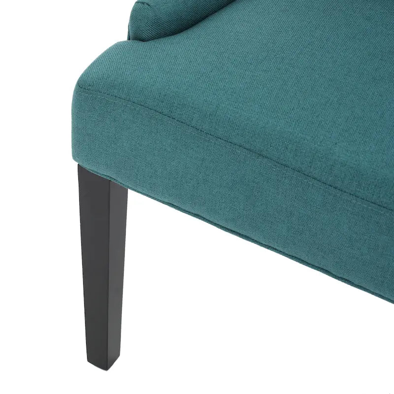 Chaises de salle à manger contemporaines capitonnées (Lot de 2) - 21.50 L x 25.00 l x 36.00 H