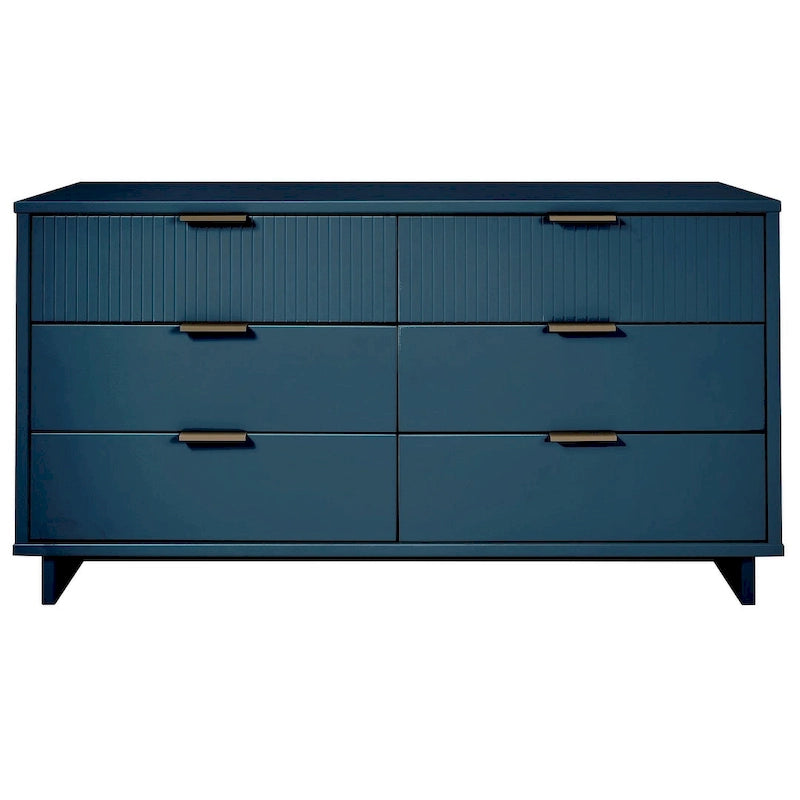 Commode double large moderne à 6 tiroirs Manhattan Comfort Granville 55.07