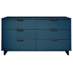 Commode double large moderne à 6 tiroirs Manhattan Comfort Granville 55.07
