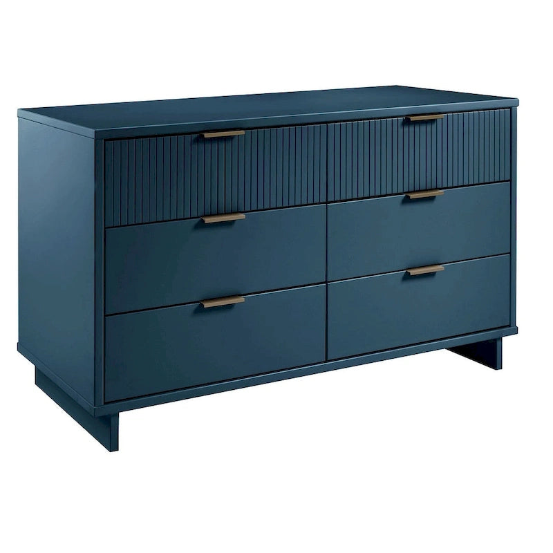 Commode double large moderne à 6 tiroirs Manhattan Comfort Granville 55.07