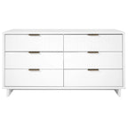 Commode double large moderne à 6 tiroirs Manhattan Comfort Granville 55.07