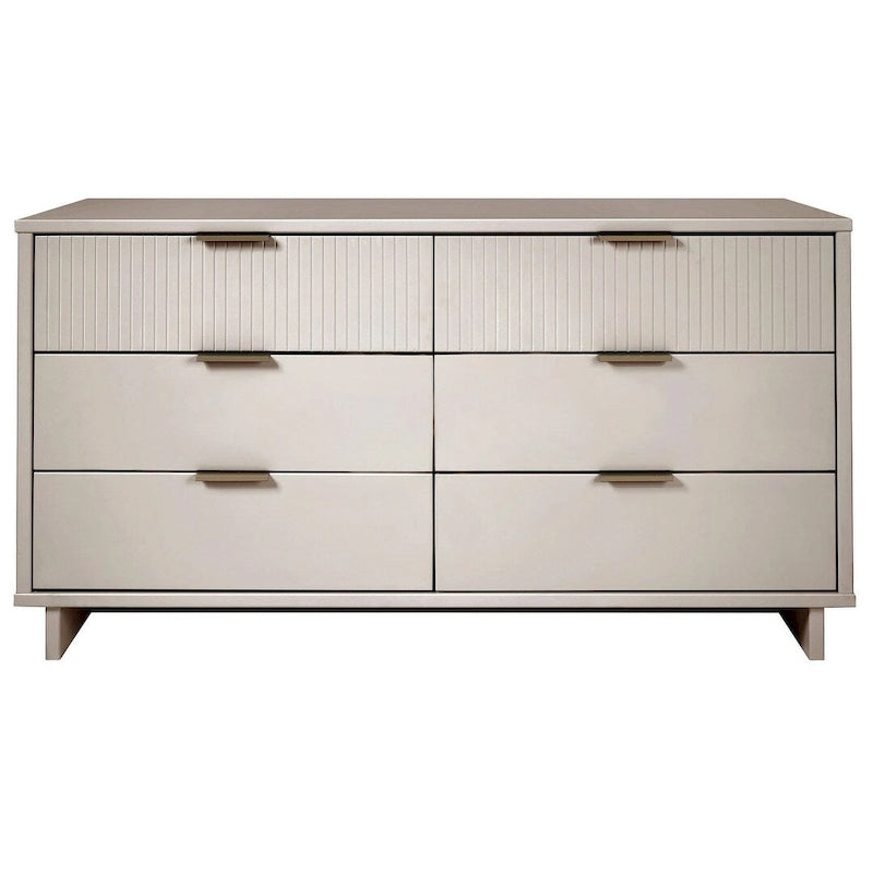 Commode double large moderne à 6 tiroirs Manhattan Comfort Granville 55.07