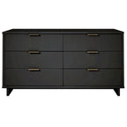 Commode double large moderne à 6 tiroirs Manhattan Comfort Granville 55.07