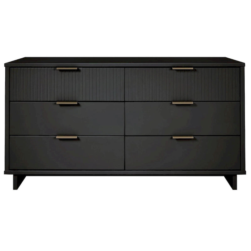 Commode double large moderne à 6 tiroirs Manhattan Comfort Granville 55.07