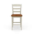 Ensemble îlot de cuisine 3 pièces en bois écru avec plateau rabattable – 122 x 63,5 x 91,5 cm