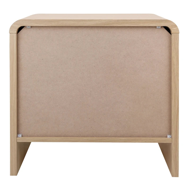 Table d'appoint/de chevet moderne minimaliste avec 1 tiroir - Chêne européen