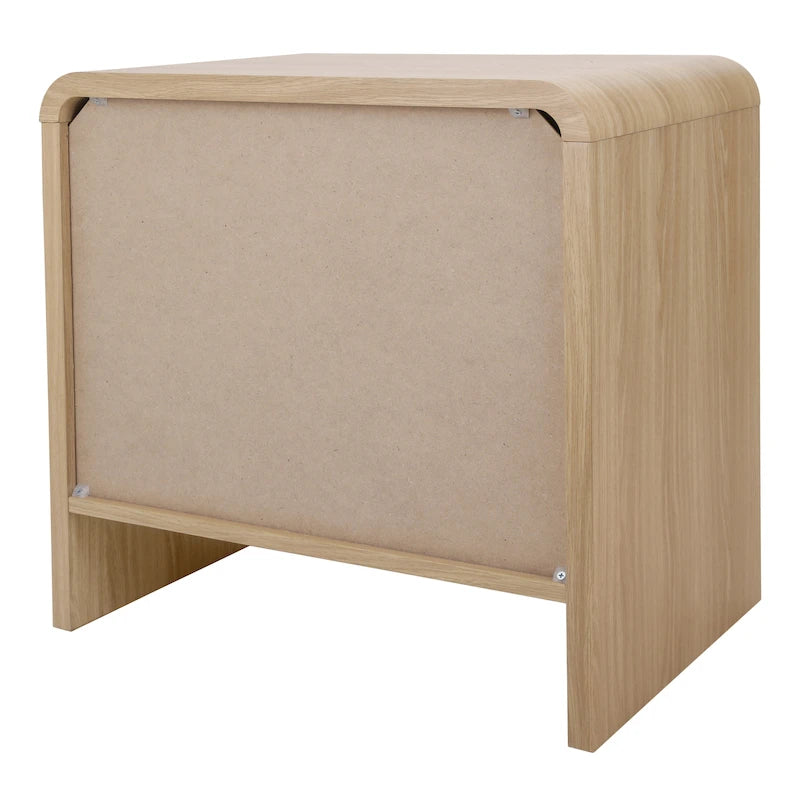 Table d'appoint/de chevet moderne minimaliste avec 1 tiroir - Chêne européen