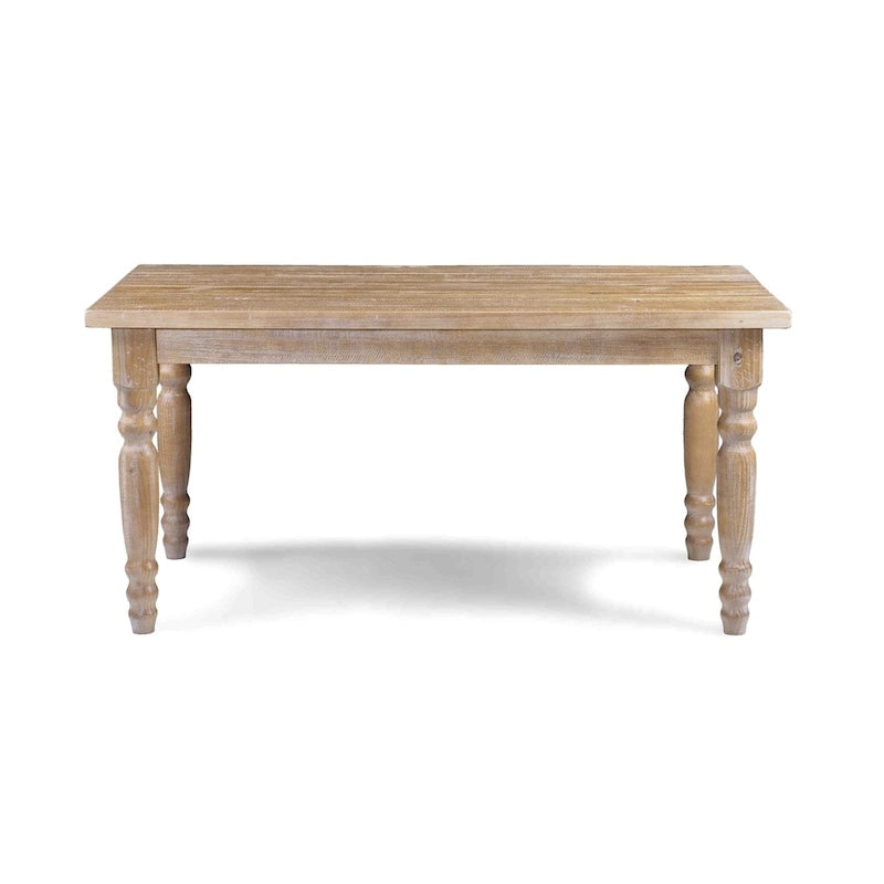 Table à manger en bois massif de 160 cm, 6 places