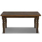 Table à manger en bois massif de 160 cm, 6 places