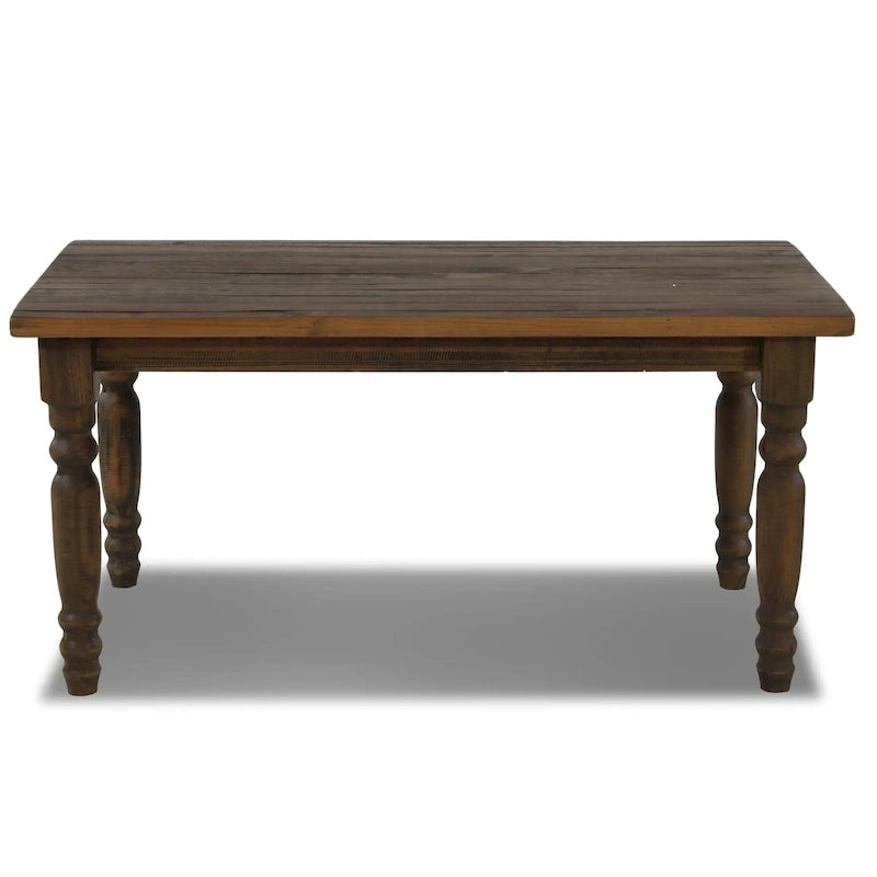 Table à manger en bois massif de 160 cm, 6 places
