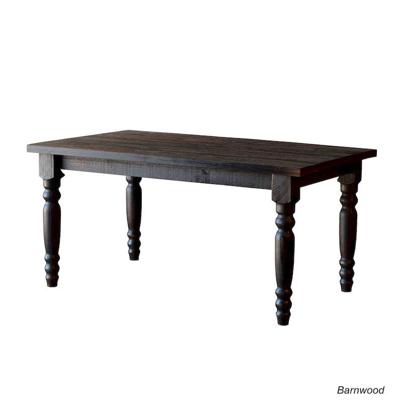 Table à manger en bois massif de 160 cm, 6 places