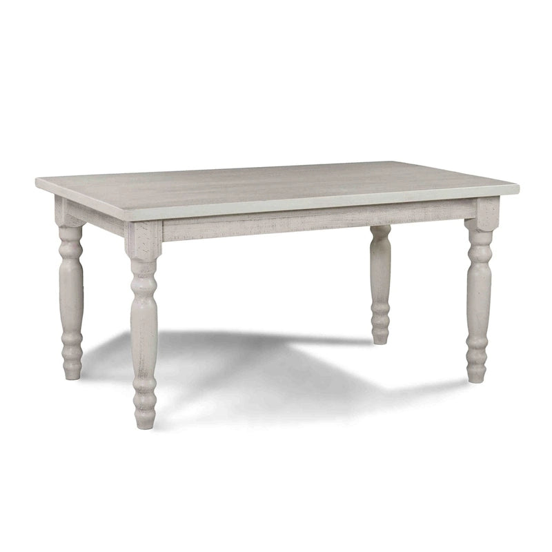 Table à manger en bois massif de 160 cm, 6 places