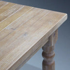 Table à manger en bois massif de 160 cm, 6 places