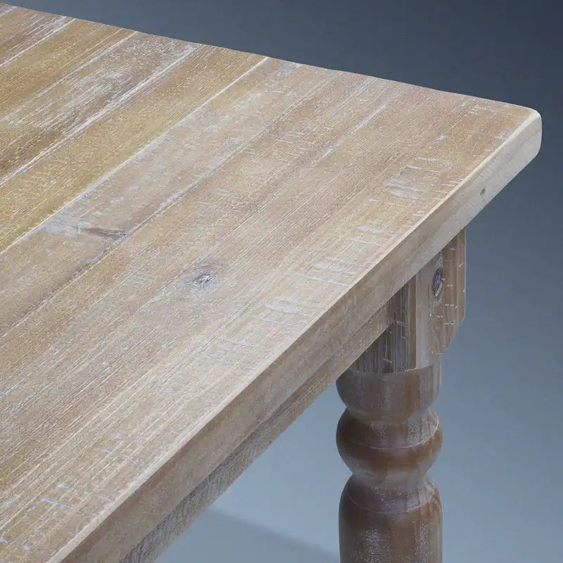 Table à manger en bois massif de 160 cm, 6 places